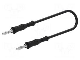 Test lead | 60VDC | 30VAC | 12A | banana plug 4mm,both sides | Len: 1m