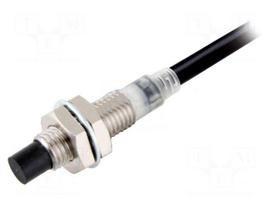 Sensor: inductive | OUT: PNP / NO | 0÷8mm | 10÷30VDC | M8 | 2m | IP67 | 50mA