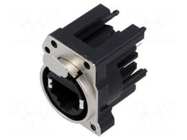 Connector: RJ45 | socket | data transfer | Cat 5e | 8p8c | THT