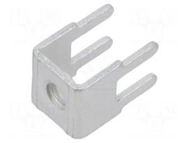 Terminal: screw terminal | THT,screw terminal | silver | straight