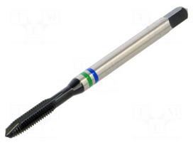 Tap | M4 | 0.7 | L: 63mm | Holder: square,machine | 3.4mm | B | Blue-green