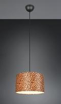Trio Pardina pendant E27 matt black/leopard gaismeklis R36741032 4017807693096