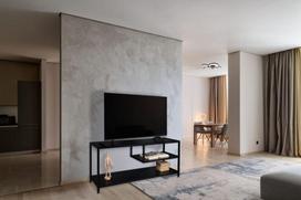 Mirrors&More Theresa TV plaukts 120 x 50 cm melns 2830102 4251820313740