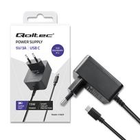Power supply: switching | mains,plug-in | 5VDC | 3A | 15W | Out: USB C | Raspberry PI 4
