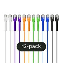 Broadbe plonas Patch kabelis 5G įvairiaspalvis 3m 12 vnt. BTP-I32C6-MX-3M-12