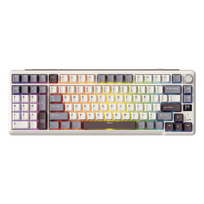 ROYAL KLUDGE L98 Sandalwood Brown, Cream Switch, US