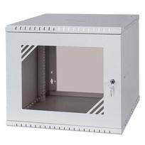 Stalflex Stovo Spintelė 19" 9U  450mm  Stiklinės Durys  Pilka RC19-9U-450GG
