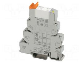 Relay: interface | Ucoil: 24VDC | SPST | 6A | 6A/250VAC | 2A/24VDC | IP20