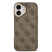 Guess PU Leather 4G Gold Frame MagSafe Case for Apple iPhone 17