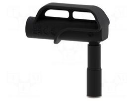 Adapter | 4A | black | Tip diameter: 10mm | Socket size: 4mm | MGP