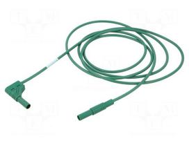 Test lead | 16A | banana plug 4mm,angular banana plug 4mm | Len: 2m