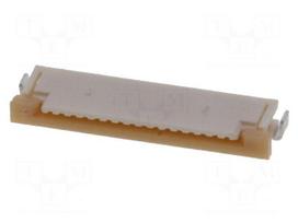 Connector: FFC/FPC | SMT | 50V | 500mA | Easy-On | PIN: 16 | Mat: polyamide