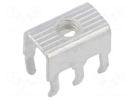 Terminal: screw terminal | THT,screw terminal | silver | Thread: M4