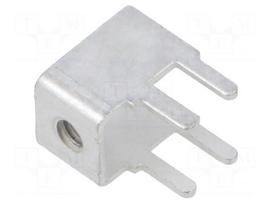 Terminal: screw terminal | THT,screw terminal | silver | angled 90°