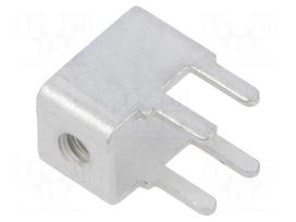 Terminal: screw terminal | THT,screw terminal | silver | angled 90°