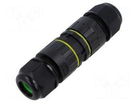 Connector: AC supply | snap-on | 24A | 450V | ways: 3 | 10÷14mm | IP68