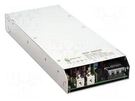 Power supply: switching | for building in | 1.92kW | 24VDC | 80A | BSP