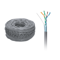 LAN tinklai // Kabeliai kompiuteriniams tinklams  UTP, FTP, S/FTP // Kabel komputerowy miedziany  FTP Cat5e CABLETECH
