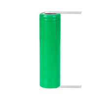 18650 VTC5 ličio akumuliatorius SONY/Murata 2600mAh su privirintomis nikelio kontaktinėmis juostelėm