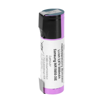 Samsung 18650 3500mAh 3,7V su privirintomis nikelio kontaktinėmis juostelėmis (INR18650-35E-FT)