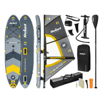 Sporto ir aktyvaus poilsio // Sup's // Deska REBEL ACTIVE SUP, windsurfing, pompowana, zestaw, 305x76x15