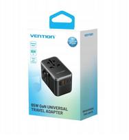 Vention 65W GaN Travel Adapter and Charger 2x USB-A 2x USB-C