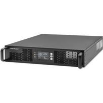 UPS RACK nepertraukiamo maitinimo šaltinis POWER FACTOR 1.0 | 1kVA | 1000W | LCD | 2× 12V/7Ah