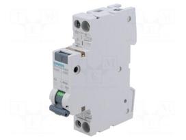 RCBO breaker | Inom: 2A | Ires: 30mA | Poles: 1+N | 230/400VAC | IP20