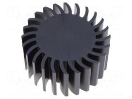 Heatsink | LED | Ø: 105mm | H: 50mm | black