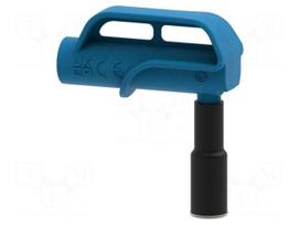 Adapter | 4A | blue | Tip diameter: 10mm | Socket size: 4mm | MGP