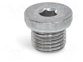 Hexagon head screw plug | with seal | Thread: G 1/8" | DIN 908