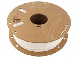 Filament: PLA | 1.75mm | cotton white | 190÷230°C | 1kg | PolyTerra™