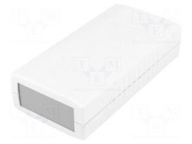 Enclosure: with panel | X: 60mm | Y: 120mm | Z: 30mm | ABS | light grey