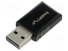 PC extension card: WiFi network | USB A plug | USB 2.0 | black