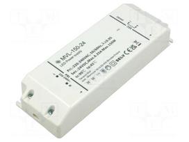 Power supply: switching | LED | 150W | 24VDC | 6.25A | 200÷240VAC | IP20