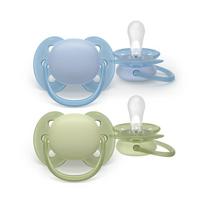 Philips Avent Ultra Soft Neutral Baby Pacifiers 0-6m 2pcs