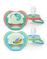 Philips Avent Ultra Air Night Baby Pacifiers 6-18m 2pcs