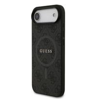 Guess PU Leather 4G Colored Ring MagSafe Case for iPhone Air / Black