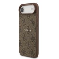 Guess PU Leather 4G Colored Ring MagSafe Case for iPhone Air / Brown