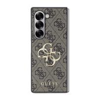 Guess PU 4G Metal Logo Case for Samsung Galaxy Z Fold 6 / Brown
