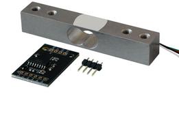 Joy-iT svorio jutiklis (Load Cell) (5 Kg) su stiprintuvo moduliu