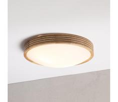 Brilagi - LED lubinis šviestuvas CARVALHO MODERN SLIM 2xE27/60W/230V skersmuo 37,5 cm ąžuolas