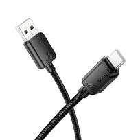 USB A to USB C Hoco 3A 1 m X113 black