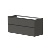 Vonios spintelė Kame Loft 120cm 2 stalčiai, dvigubas antracito pilkas BUD/12-3DR/D27-LFT