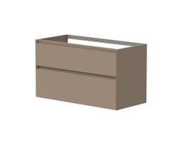 Vonios spintelė Kame Loft 120cm 2 stalčiai, dvigubas Cocoa Brown BUD/12-3DR/D15-LFT