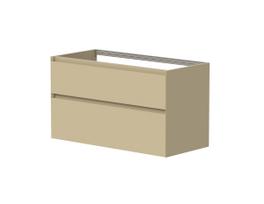 Vonios spintelė Kame Loft 120cm 2 stalčiai, dvigubas Linen BUD/12-3DR/D16-LFT