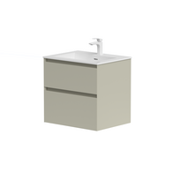 Vonios spintelė Kame Loft 60cm 2 stalčiai, be kriauklės, Pearl Grey BU/6-3DR/D37-LFT