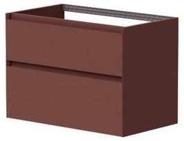 Vonios spintelė Kame Loft 80cm 2 stalčiai, be kriauklės, Terracotta BU/8-3DR/D23-LFT