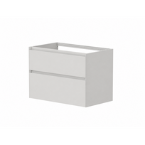 Vonios spintelė Kame Loft 80cm 2 stalčiai, Po stalviršiu, Be kriauklės, Pearl Grey BUC/8-3DR/D37-LFT