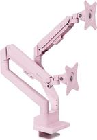 Arozzi AZ-ALZARE-NEO-DUO-PNK monitor mount / stand 81.3 cm (32") Desk Pink